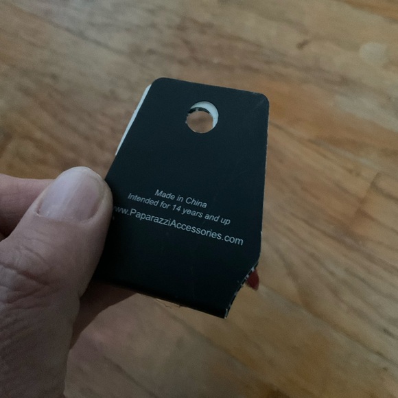 Paparazzi Bold Red Teardrop Earrings - Picture 4 of 4